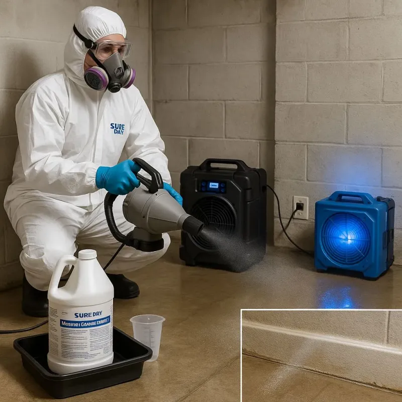 Sanitization and Odor Removal process in Waynesboro, VA
